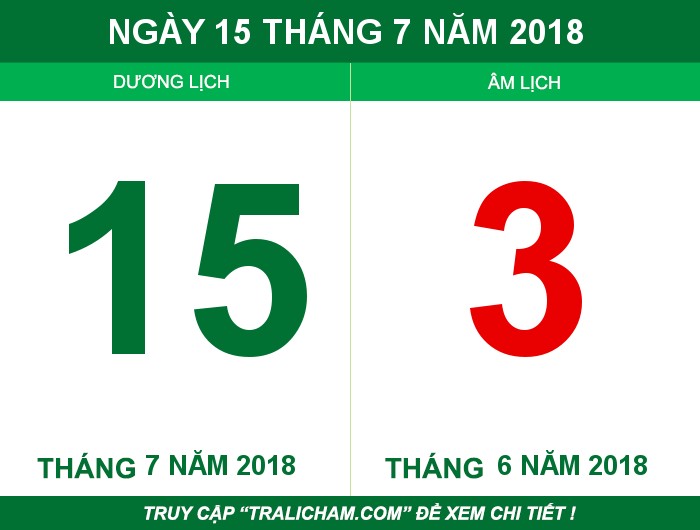 Ngày 15 tháng 7 năm 2018