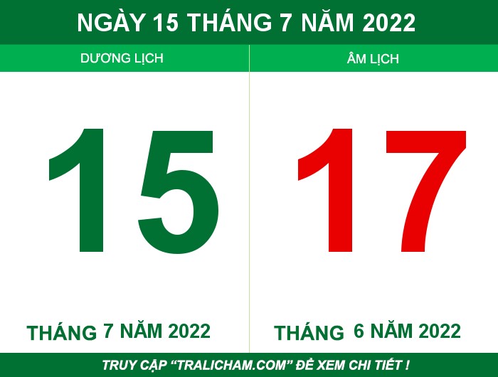Ngày 15 tháng 7 năm 2022