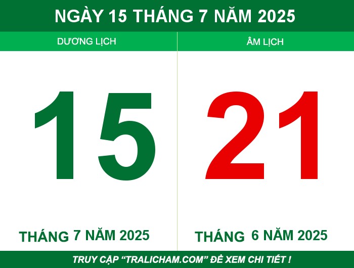 Ngày 15 tháng 7 năm 2025