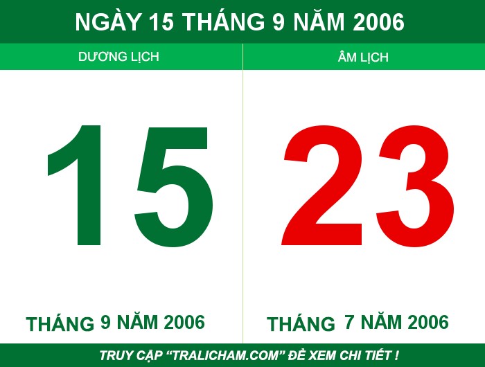 Ngày 15 tháng 9 năm 2006