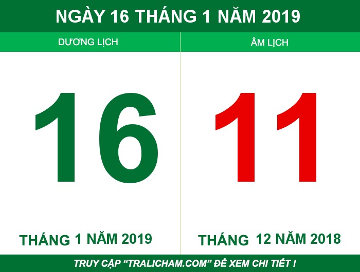 Ngày 16 tháng 1 năm 2019