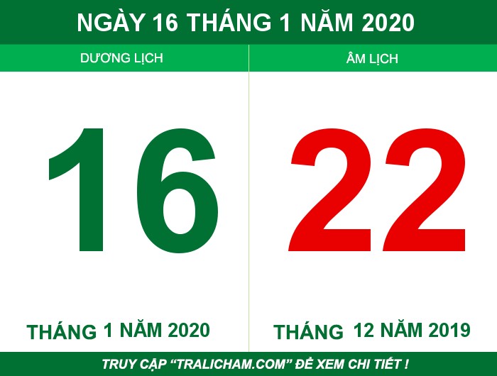 Ngày 16 tháng 1 năm 2020