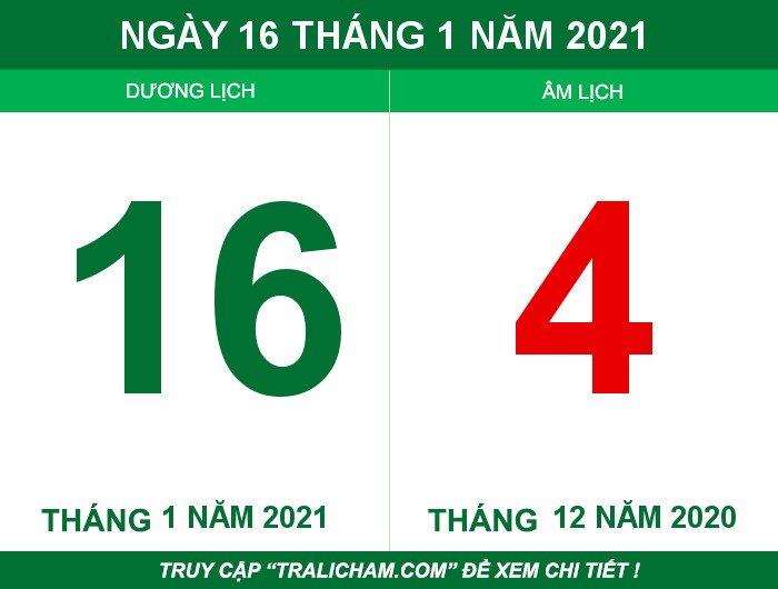 Ngày 16 tháng 1 năm 2021