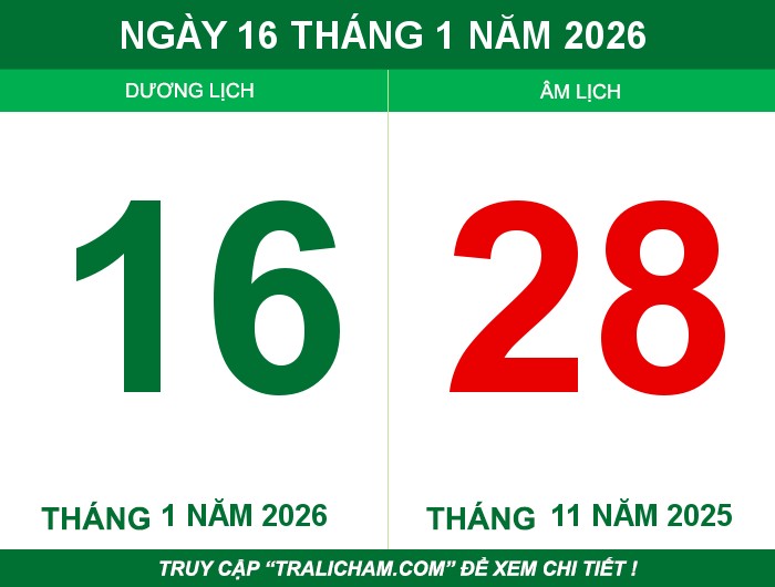 Ngày 16 tháng 1 năm 2026