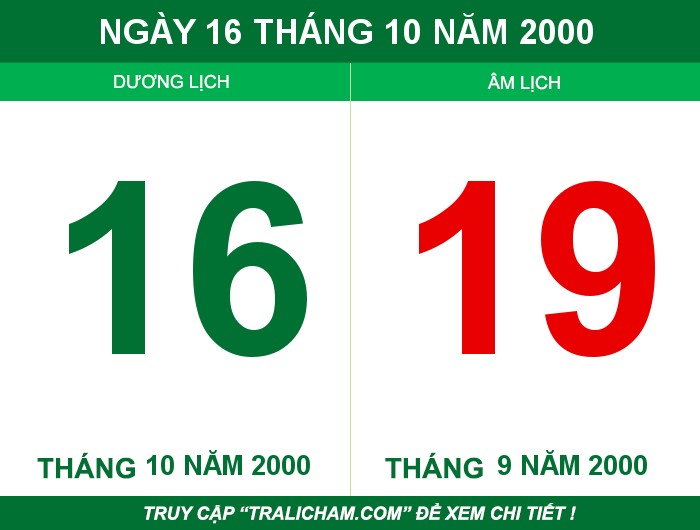 Ngày 16 tháng 10 năm 2000