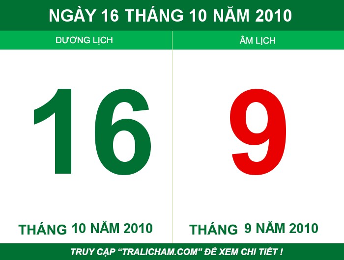 Ngày 16 tháng 10 năm 2010