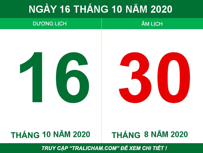Ngày 16 tháng 10 năm 2020