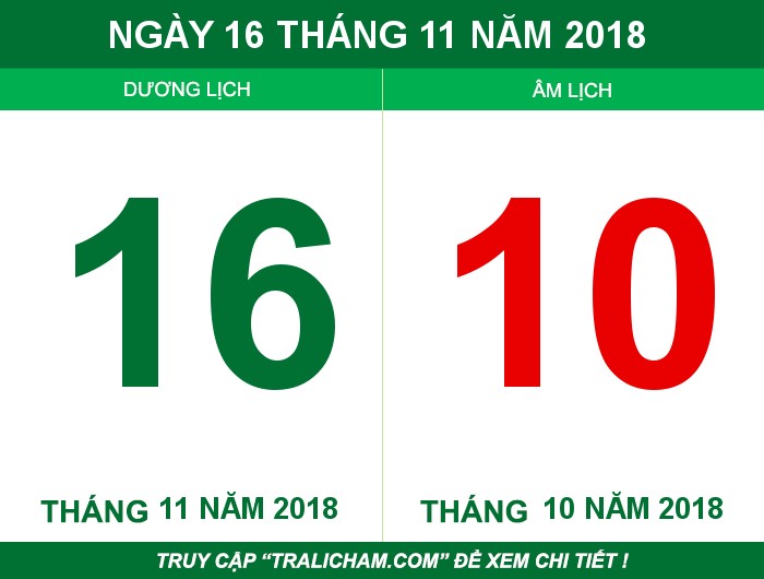 Ngày 16 tháng 11 năm 2018