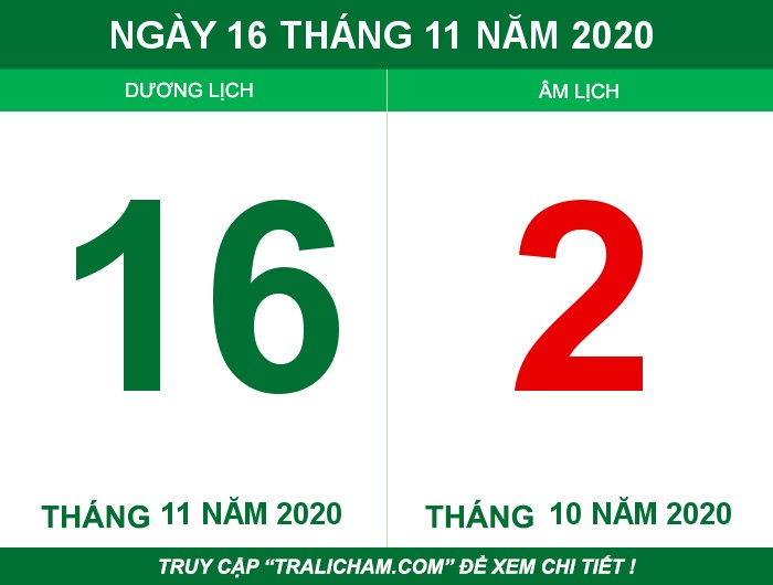 Ngày 16 tháng 11 năm 2020