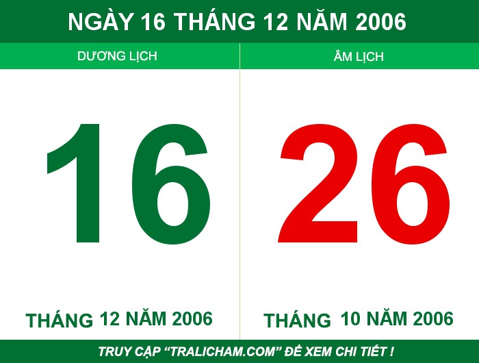 Ngày 16 tháng 12 năm 2006