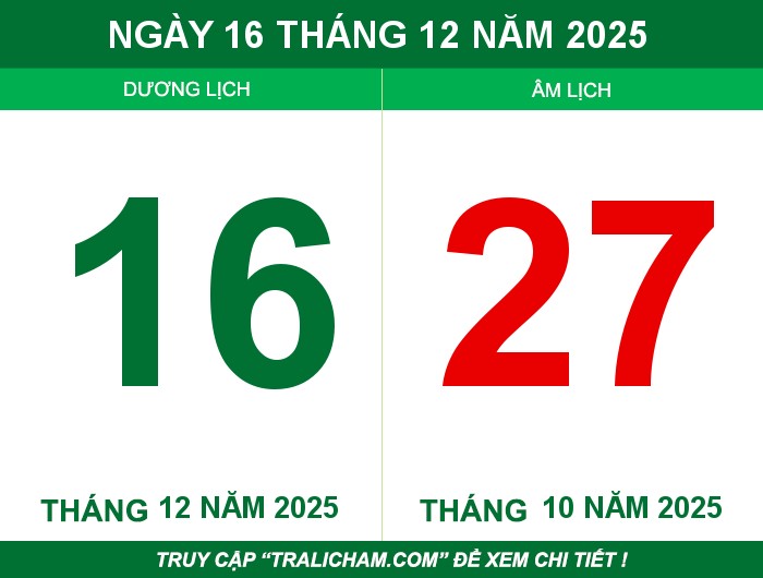 Ngày 16 tháng 12 năm 2025