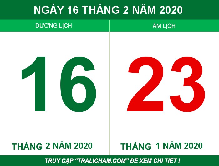 Ngày 16 tháng 2 năm 2020