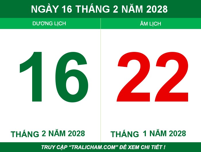 Ngày 16 tháng 2 năm 2028