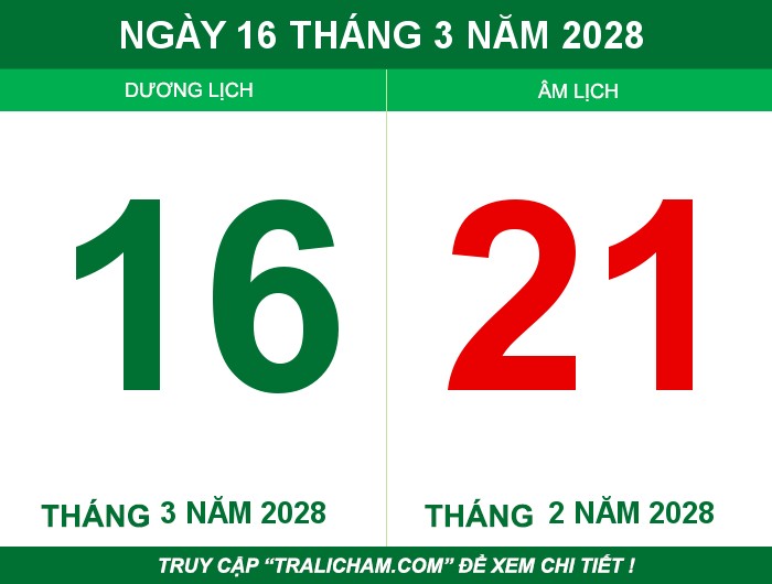 Ngày 16 tháng 3 năm 2028