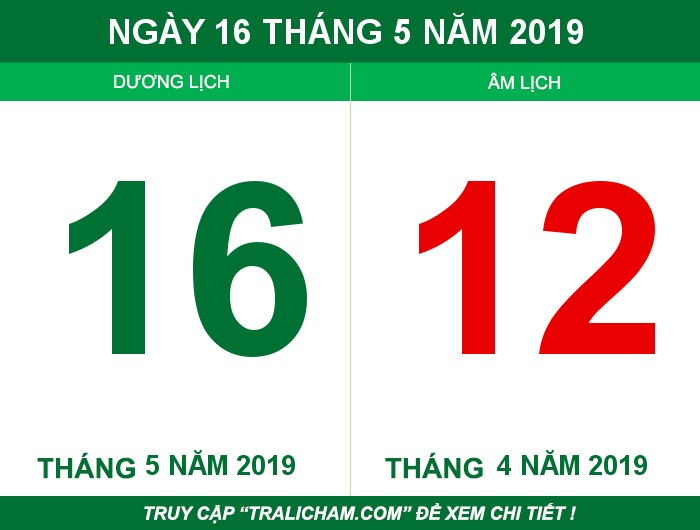 Ngày 16 tháng 5 năm 2019