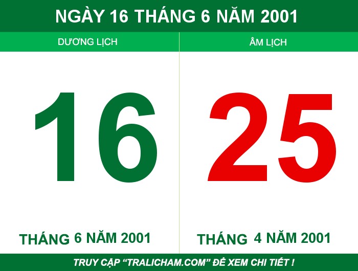 Ngày 16 tháng 6 năm 2001