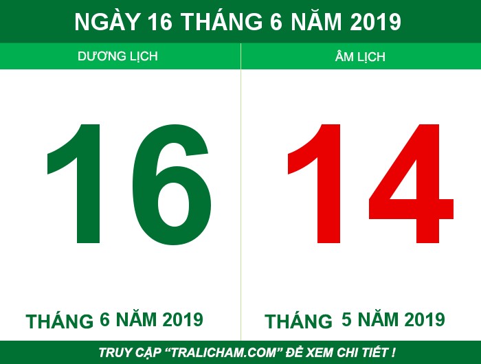 Ngày 16 tháng 6 năm 2019