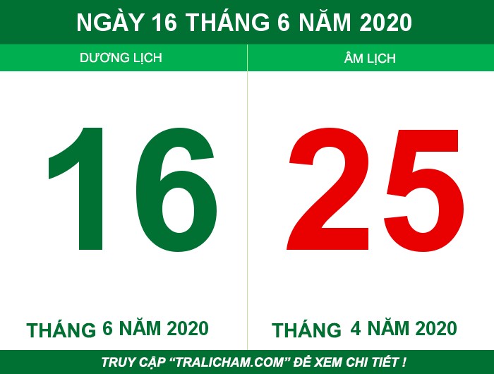 Ngày 16 tháng 6 năm 2020
