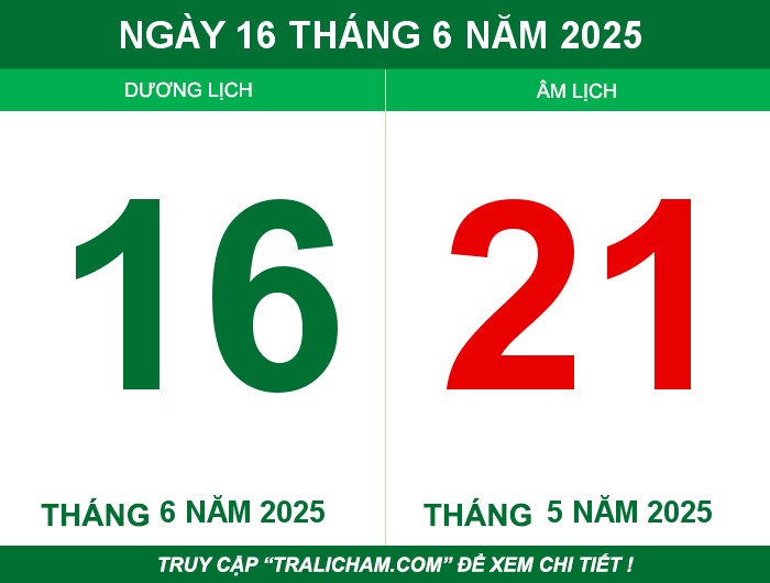 Ngày 16 tháng 6 năm 2025