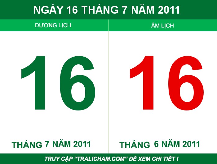 Ngày 16 tháng 7 năm 2011