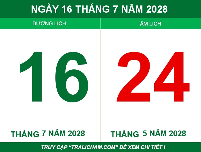 Ngày 16 tháng 7 năm 2028