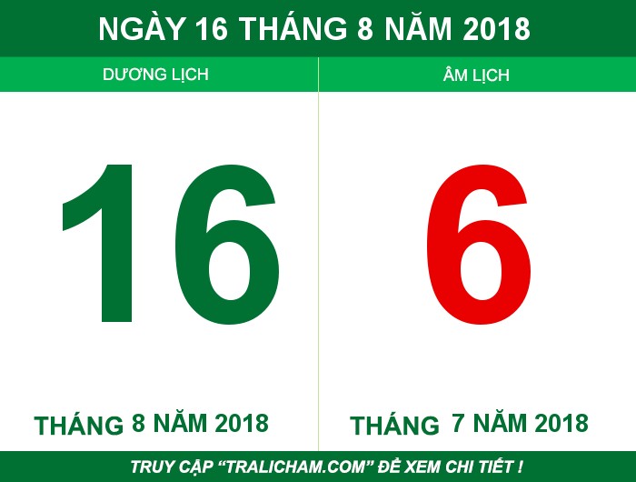 Ngày 16 tháng 8 năm 2018