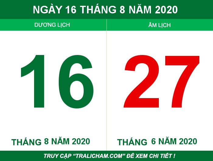 Ngày 16 tháng 8 năm 2020
