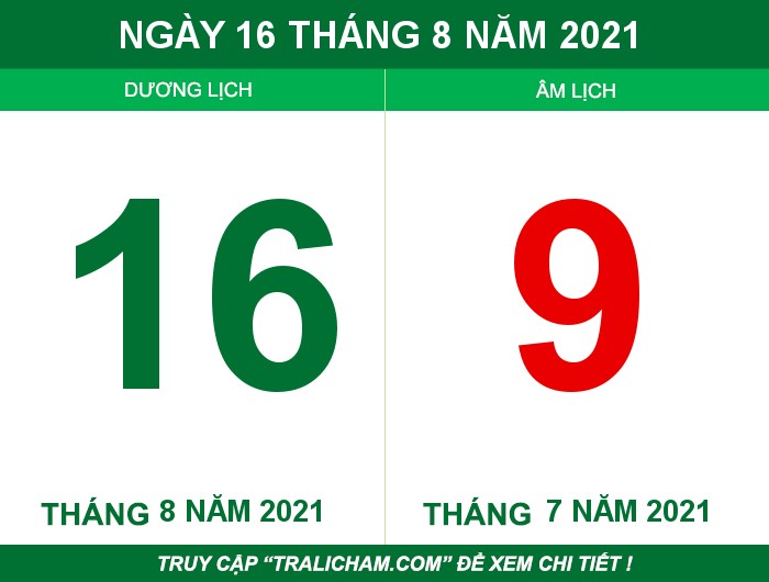 Ngày 16 tháng 8 năm 2021
