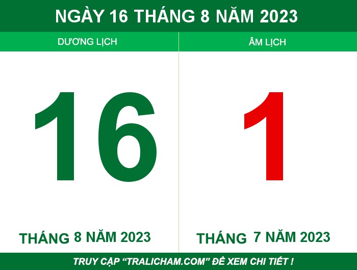 Ngày 16 tháng 8 năm 2023