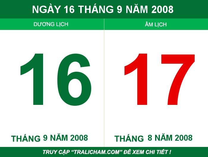 Ngày 16 tháng 9 năm 2008