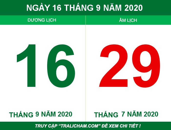 Ngày 16 tháng 9 năm 2020
