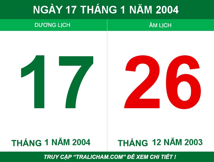 Ngày 17 tháng 1 năm 2004