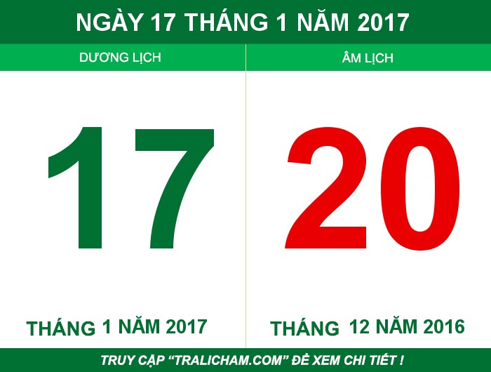Ngày 17 tháng 1 năm 2017