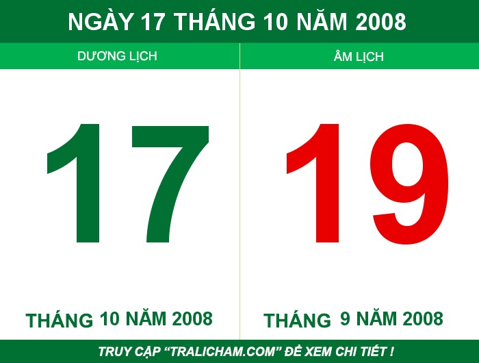 Ngày 17 tháng 10 năm 2008