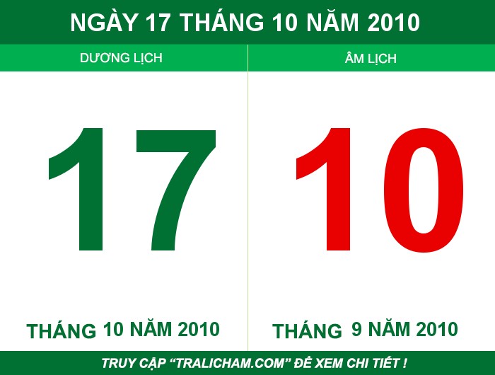 Ngày 17 tháng 10 năm 2010