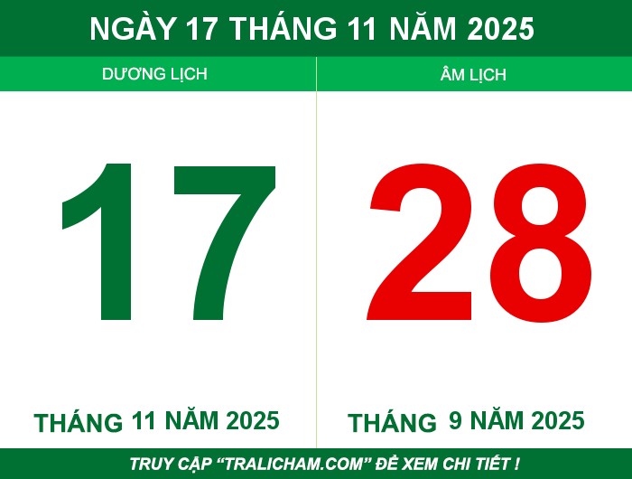 Ngày 17 tháng 11 năm 2025