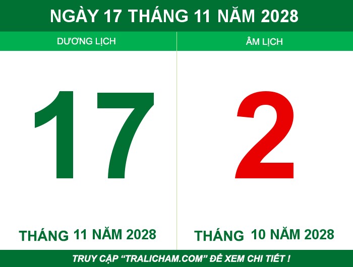 Ngày 17 tháng 11 năm 2028