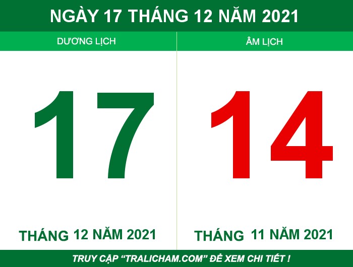 Ngày 17 tháng 12 năm 2021