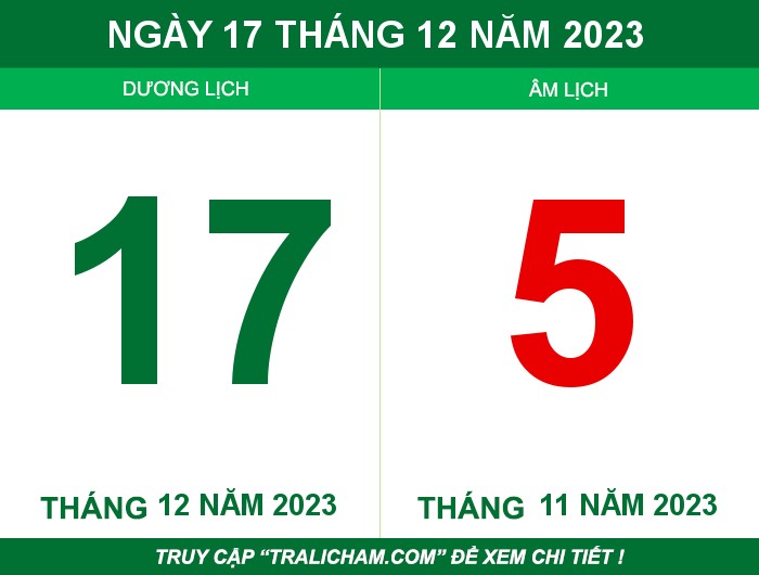 Ngày 17 tháng 12 năm 2023