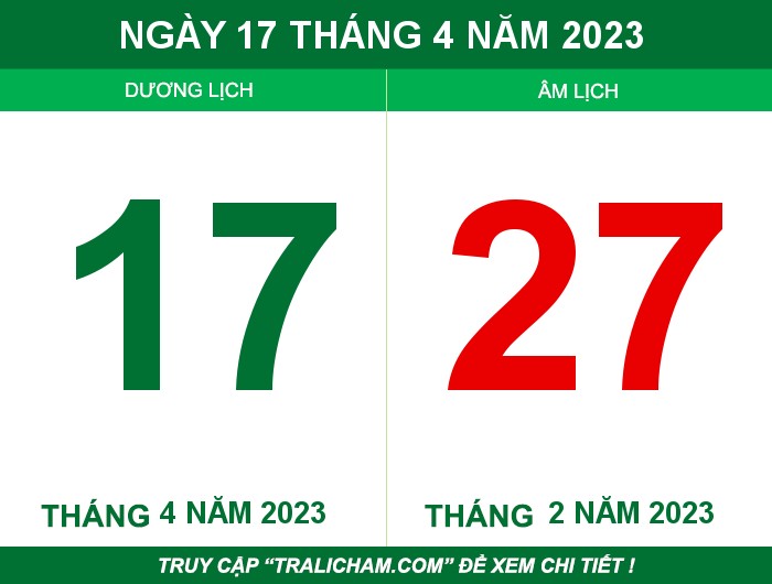 Ngày 17 tháng 4 năm 2023