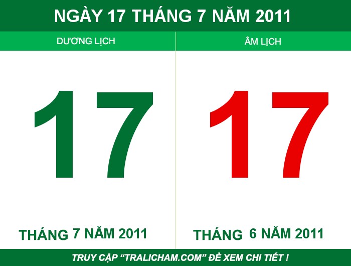 Ngày 17 tháng 7 năm 2011
