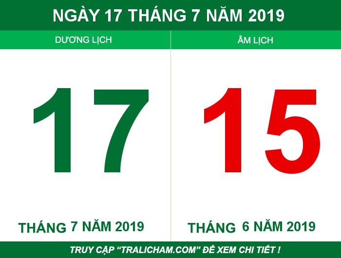 Ngày 17 tháng 7 năm 2019