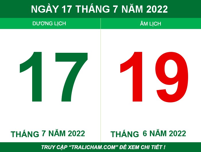 Ngày 17 tháng 7 năm 2022