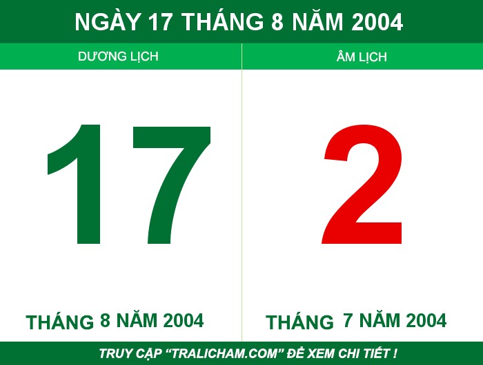 Ngày 17 tháng 8 năm 2004