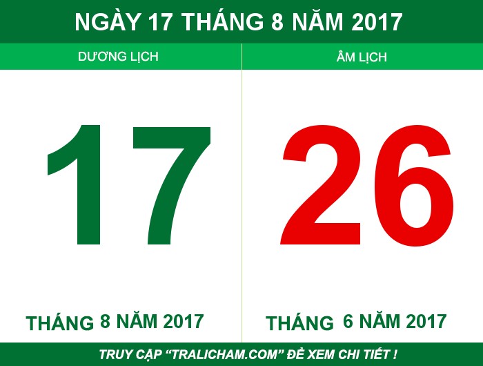 Ngày 17 tháng 8 năm 2017