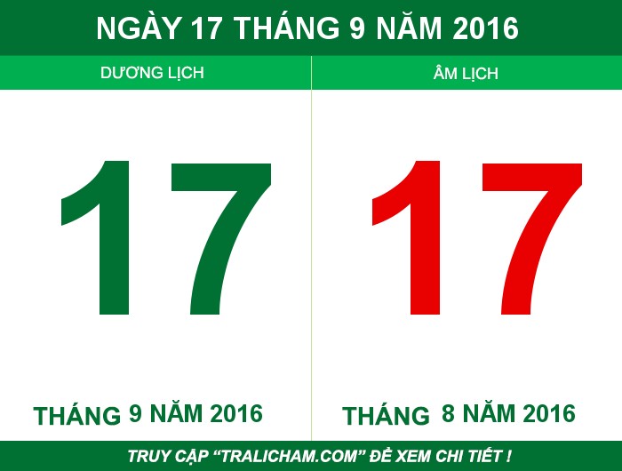 Ngày 17 tháng 9 năm 2016