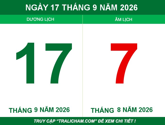 Ngày 17 tháng 9 năm 2026