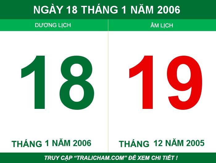 Ngày 18 tháng 1 năm 2006