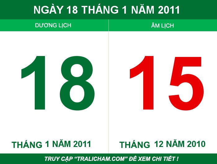 Ngày 18 tháng 1 năm 2011