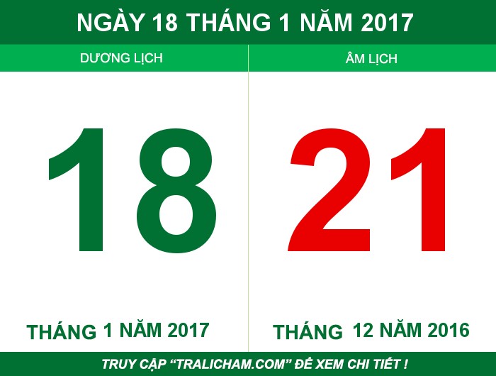 Ngày 18 tháng 1 năm 2017